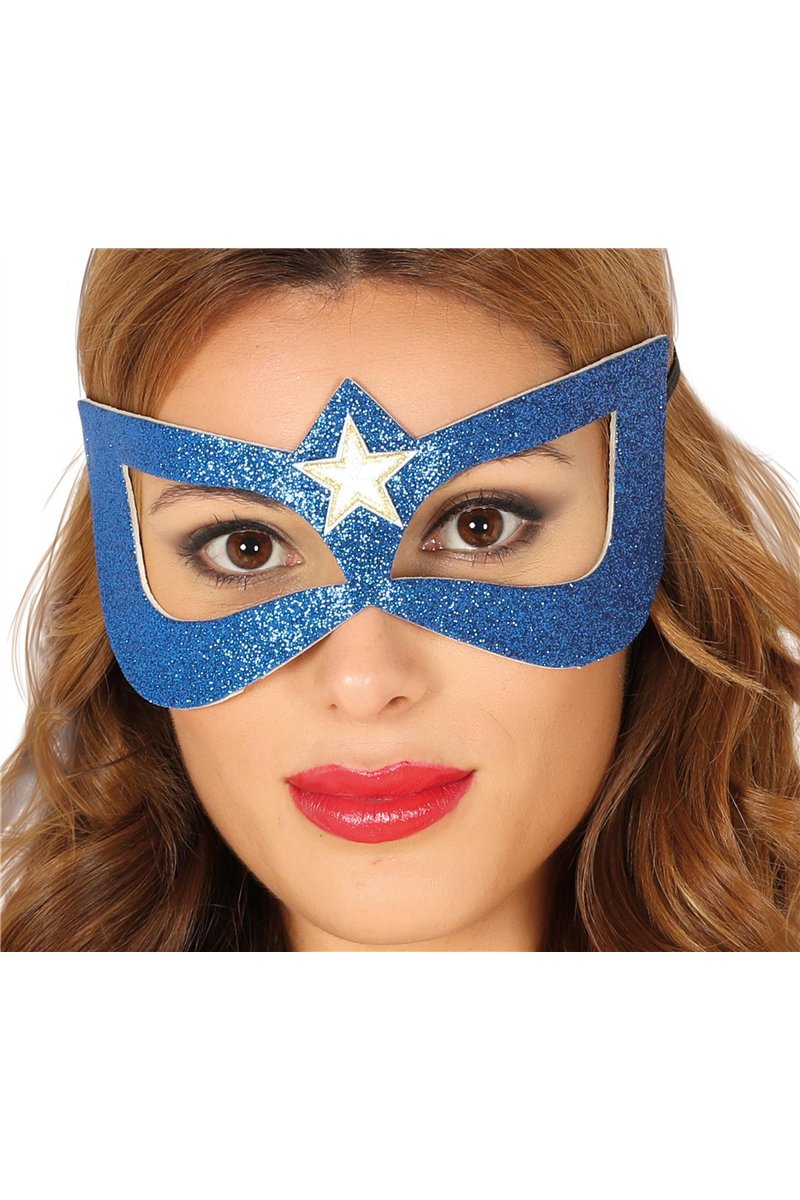 MASK SUPER HEROE BLUE 