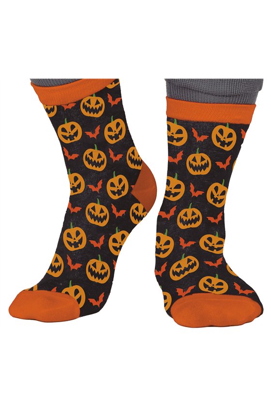 PUMPKINS HALLOWEEN SOCKS, SIZE 37-41