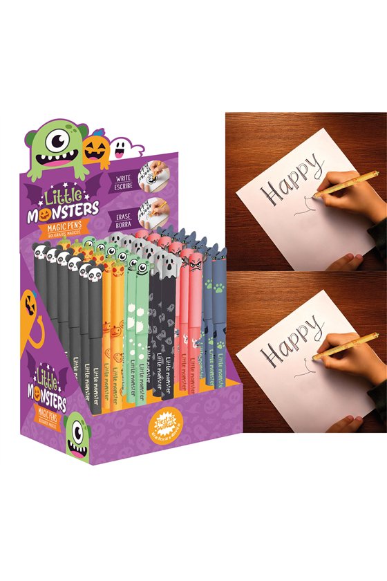 DISPLAY 36 LITTLE MONSTERS PENS