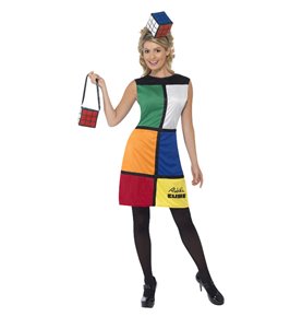Rubik's Cube Costume, Multi-Coloured