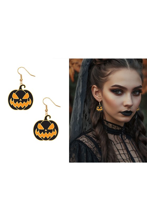 HALLOWEEN EARRINGS, PUMPKINS