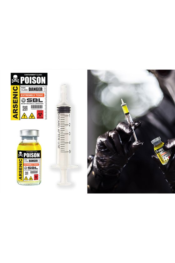POISON CANISTER WITH SYRINGE