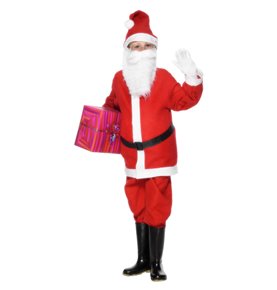 Santa Boy Costume, Red