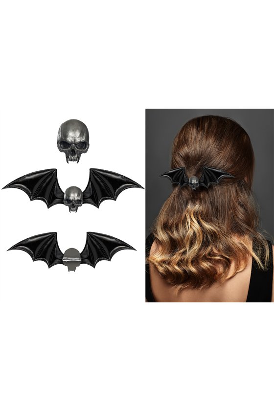 SKULL HAIR CLIP 13 CM