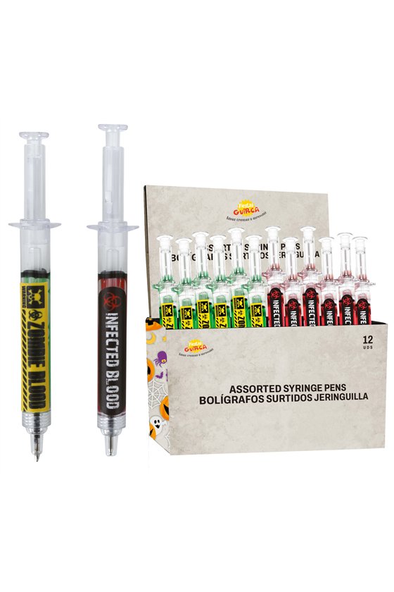 BOX OF 48 PENS INFECTED BLOOD