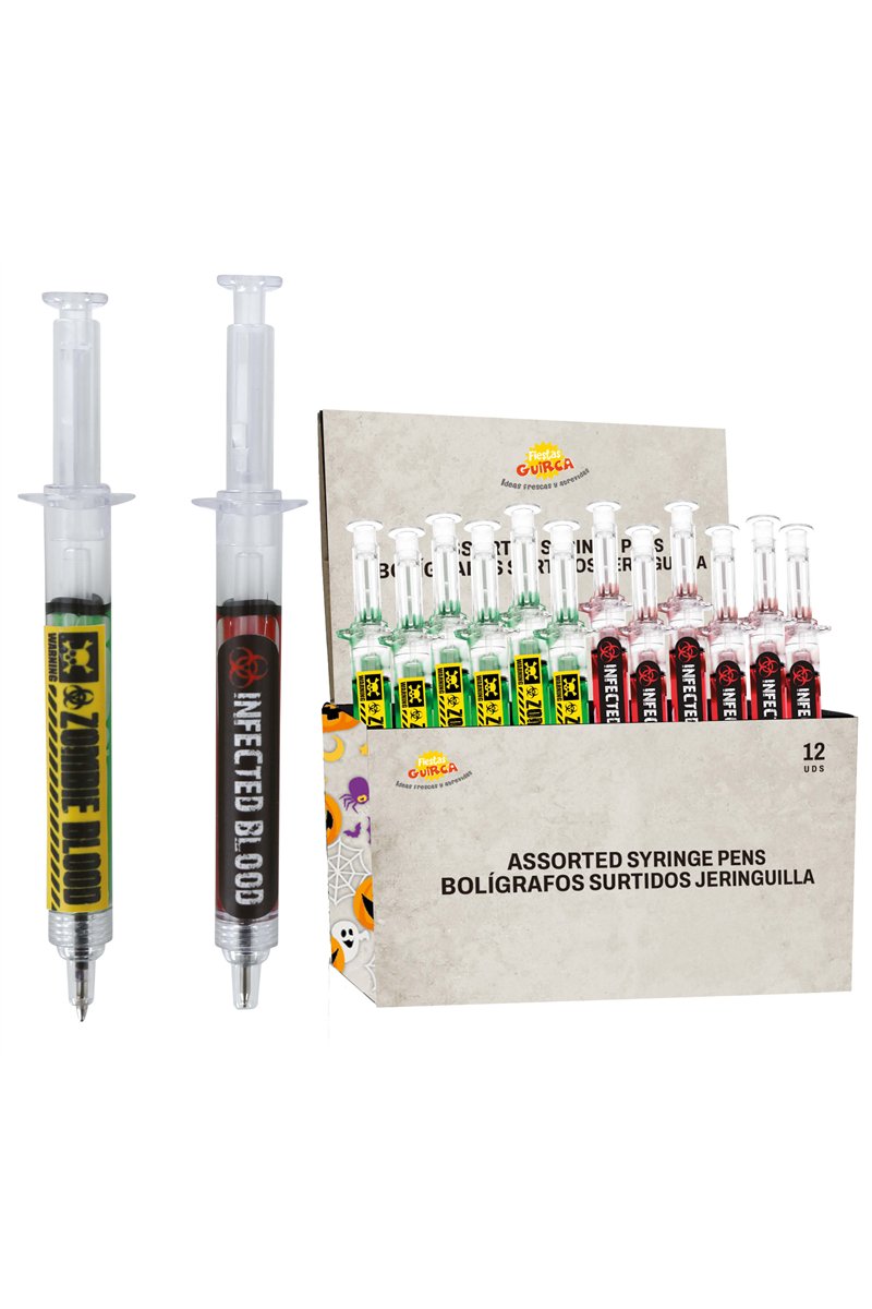 BOX OF 48 PENS INFECTED BLOOD