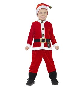 Santa Toddler Costume, Red & White