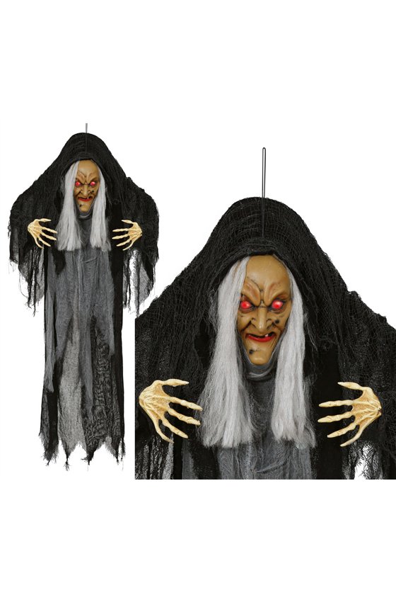HANGING WITCH LIGHT SOUND AND MOVEMENT 120 CM