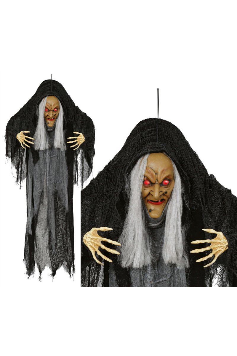 HANGING WITCH LIGHT SOUND AND MOVEMENT 120 CM