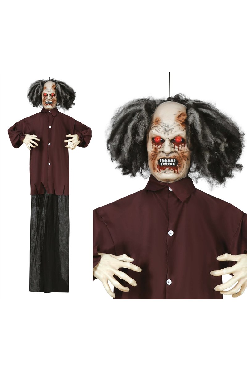 HANGING ZOMBIE LIGHT, SOUND, MOV. 180 CM