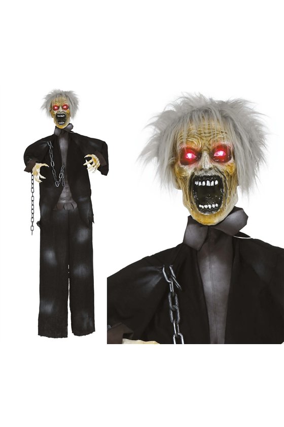 HANGING ZOMBIE LIGHT, SOUND, MOV. 170 CM
