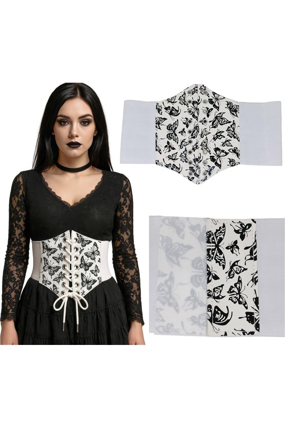 CORSET WHITE, ADULT, HQ