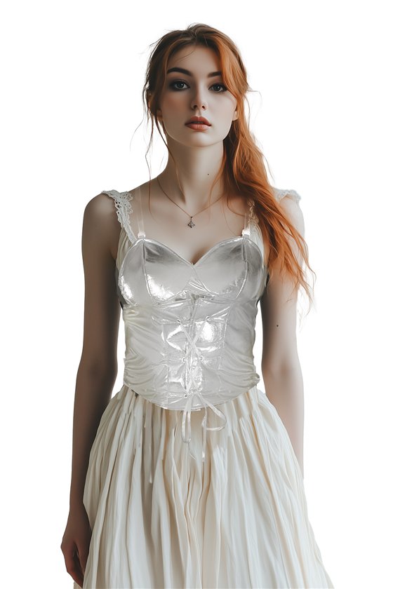 CORSET WHITE, ADULT