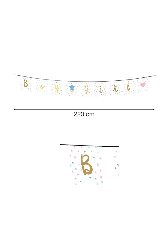 IT'S A BOY OR A GIRL PENNANT 220 CMS