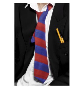 School Tie, Red & Blue