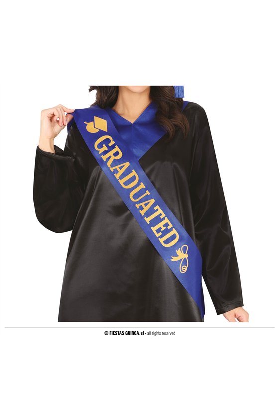BLUE GRADUATION SASH