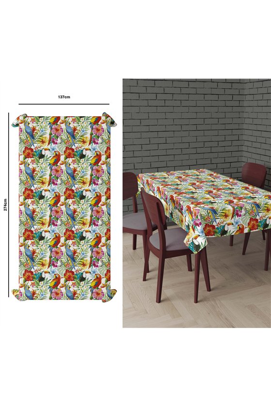 TABLECLOTH HAWAII 137X274 CMS