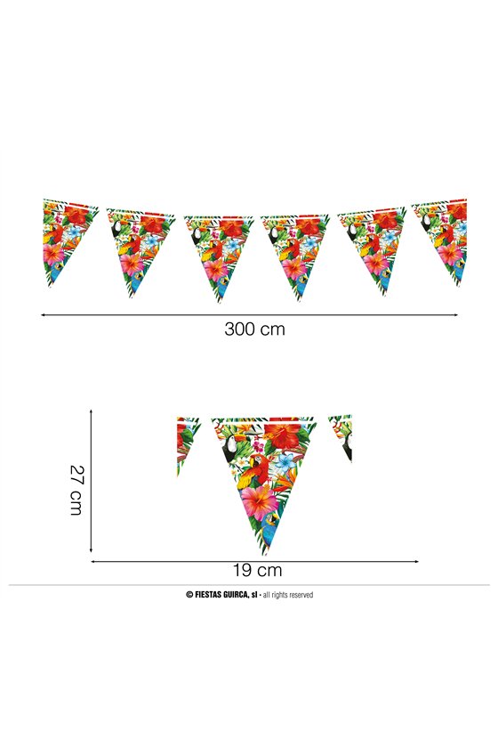 PENNANT HAWAII 300 CMS 19X27 CMS PAPER