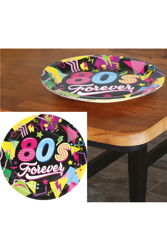 BAG OF 6 80S PLATES 23 CMS