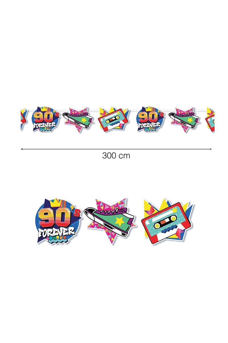 90S GARLAND, 300 CMS