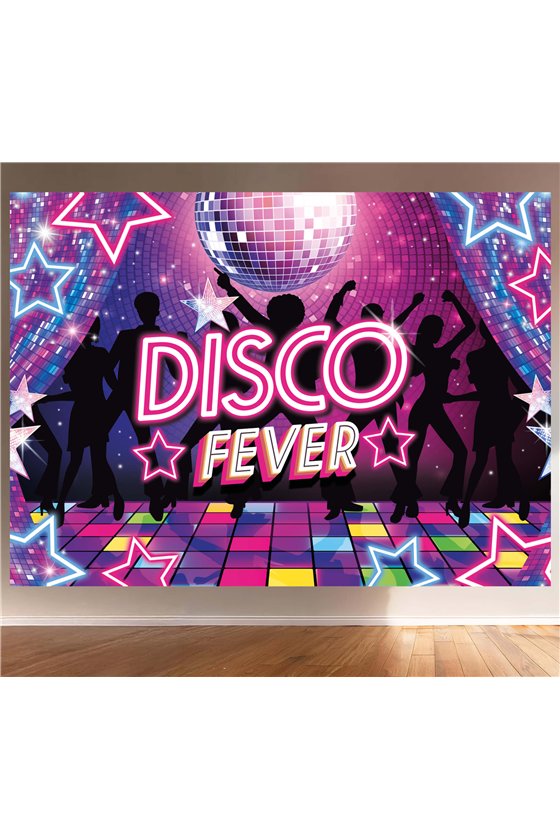 DISCO FEVER PHOTOCALL, 220X150 CMS.