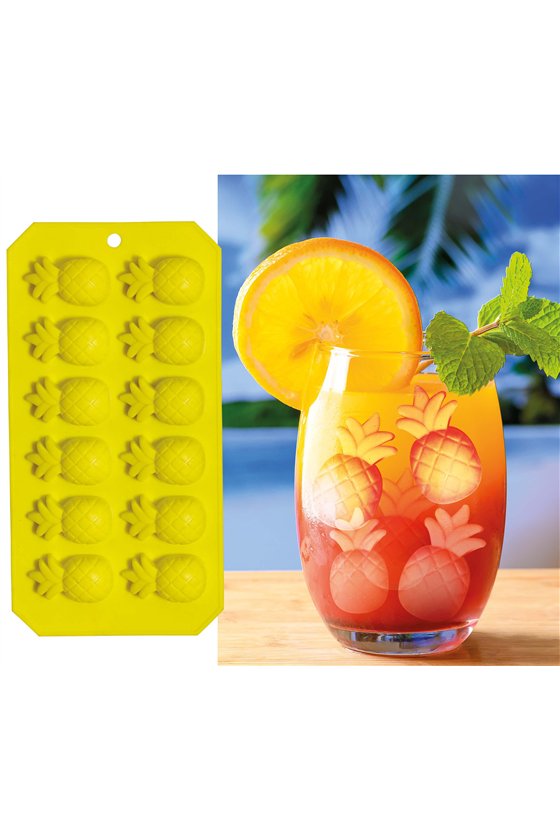 PINEAPPLE ICE CUBE TRAY, 11.5X22.5 CM