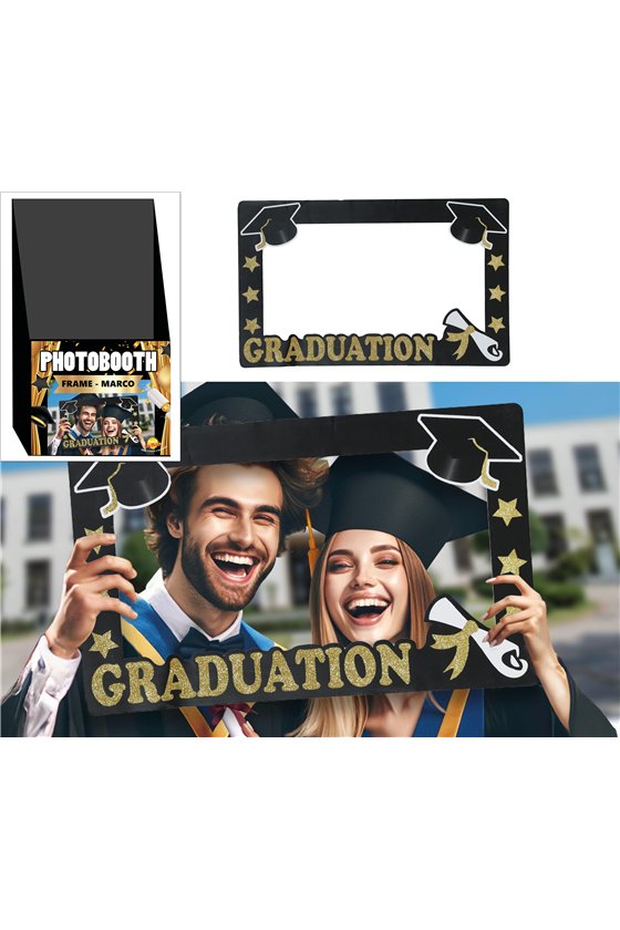 BOX 12 PHOTOBOOTH GRADUATION FRAMES 80X50 CM