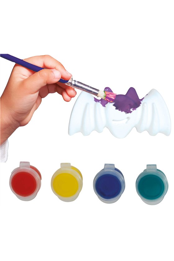 DIY CERAMIC BAT FOR PAINTING (INCL. PAINT) 8CM