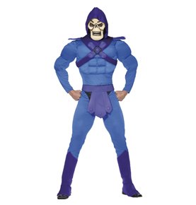 Skeletor Muscle Costume, Blue