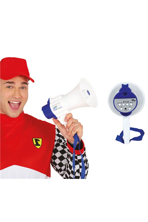 MEGAPHONE WITH SPEAKER 24 CM