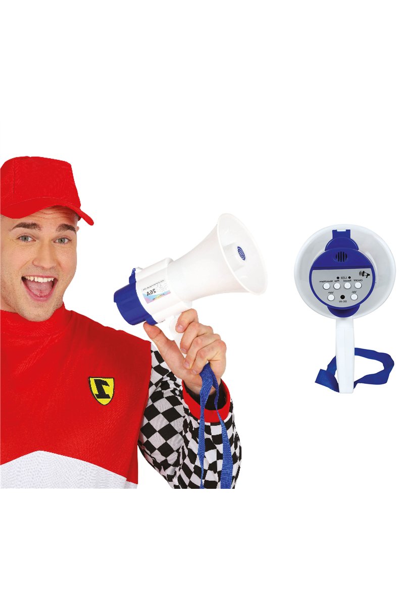 MEGAPHONE WITH SPEAKER 24 CM