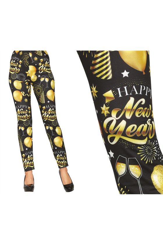 HAPPY NEW YEAR LEGGINGS, 38 - 40 (M)