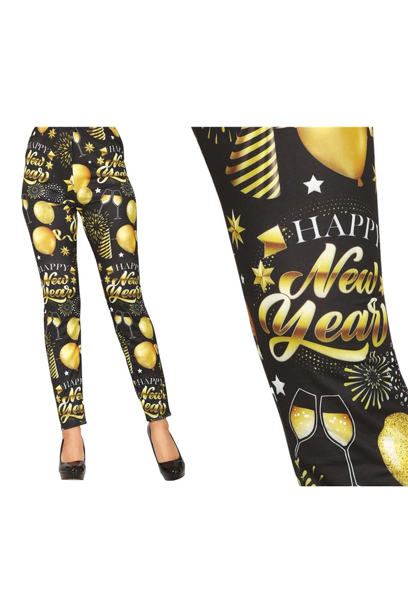 HAPPY NEW YEAR LEGGINGS, 38 - 40 (M)
