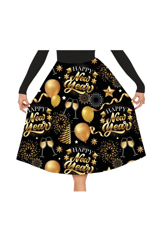 HAPPY NEW YEAR SKIRT