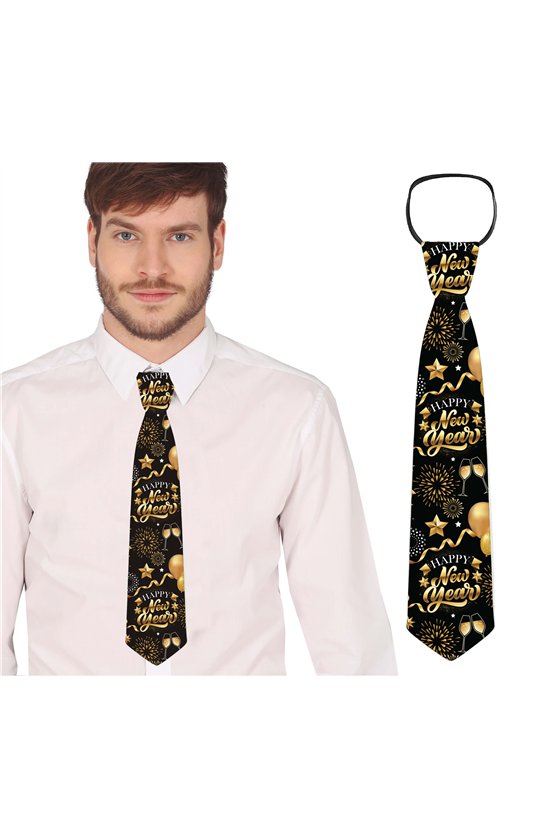 HAPPY NEW YEAR TIE 45 CM