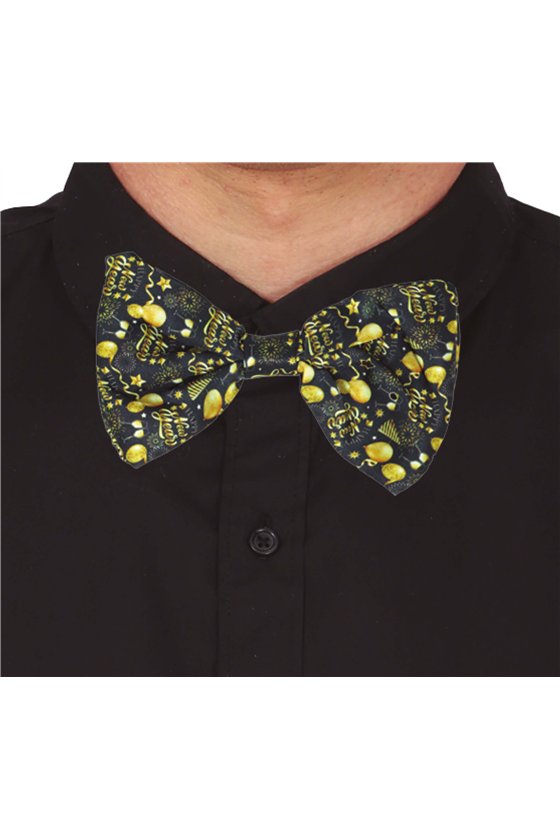 HAPPY NEW YEAR BOW TIE, 12 CMS