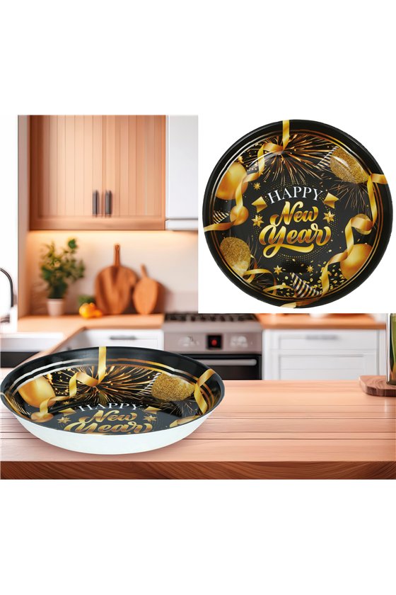 HAPPY NEW YEAR BOWL 32 CMS PLASTIC