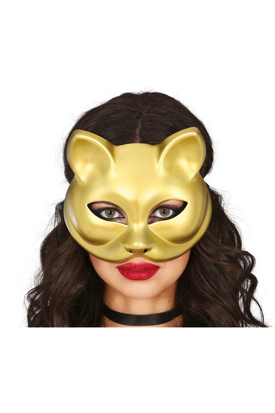 GOLD CAT MASK