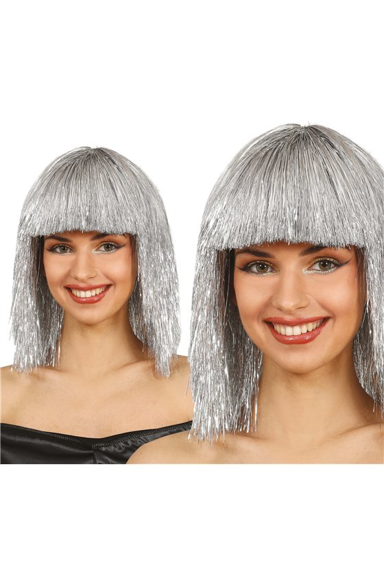 SILVER WIG IN BOX