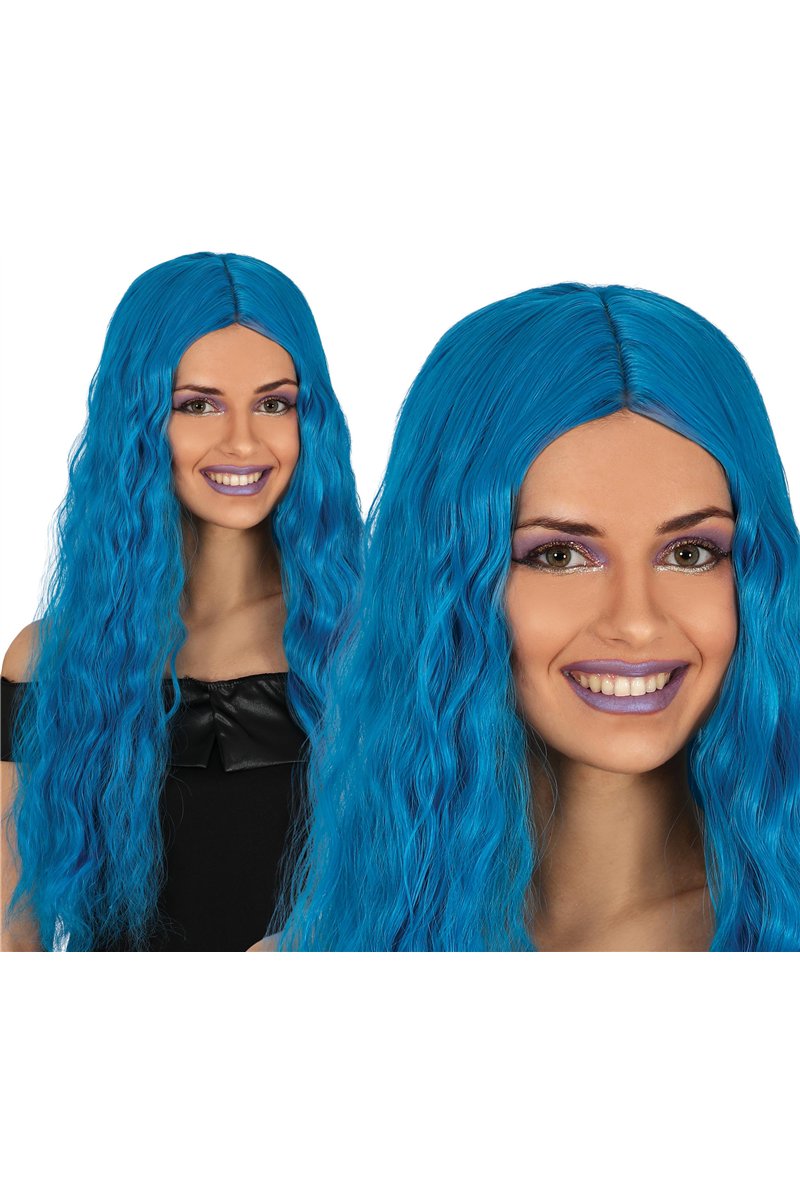 BLUE WIG IN BOX