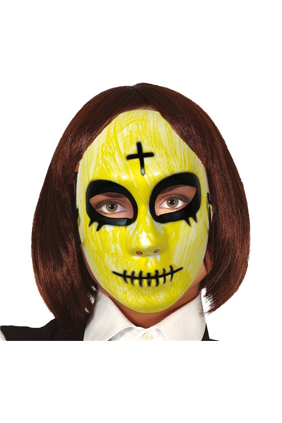 PVC WOMAN WITH CROSS  MASK