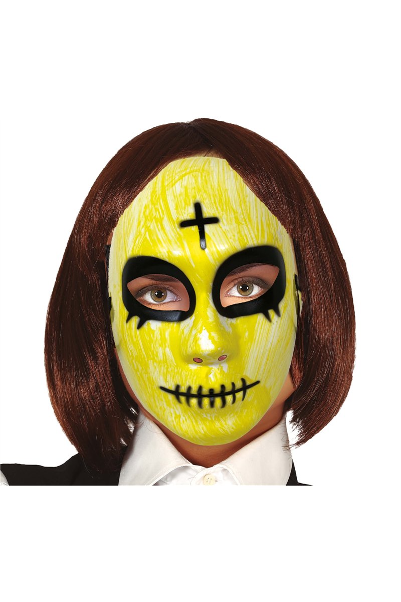 PVC WOMAN WITH CROSS  MASK