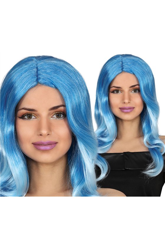 BLUE WIG IN BOX