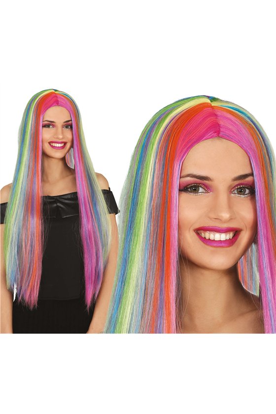 MULTICOLOR WIG IN BOX