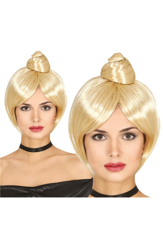 BLONDE BOW WIG IN BOX