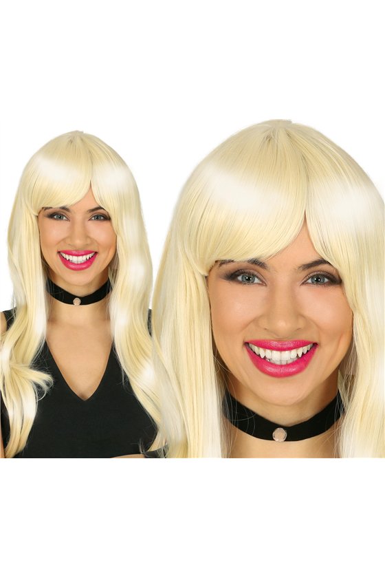 80'S BLONDE HAIR WIG, PVC BOX