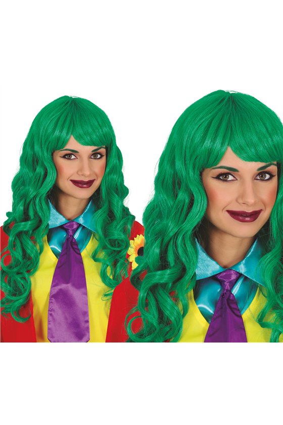 GREEN MALENA WIG IN BOX