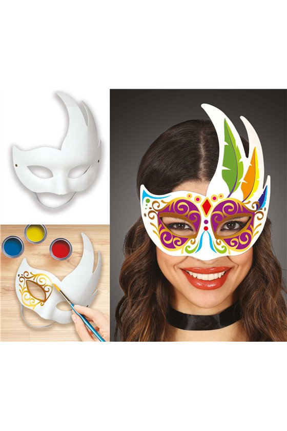 VENETIAN MASK TO PAINT, ADULTS