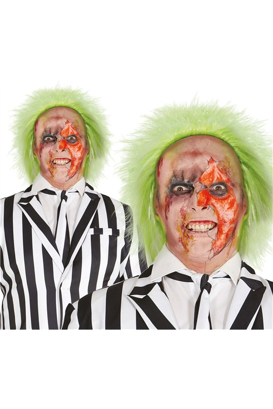 CRAZY GHOST GREEN WIG IN BOX