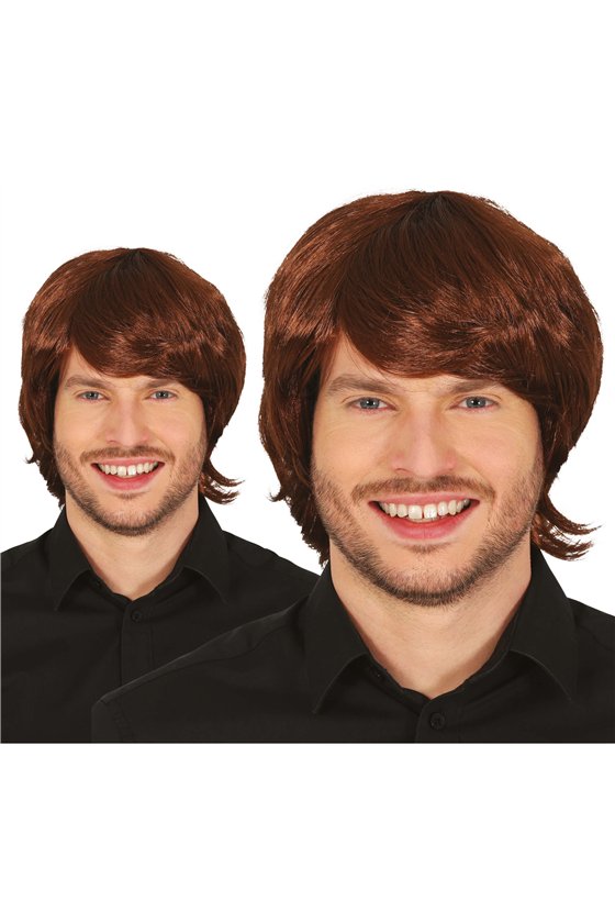 BROWN WIG (BOX PACKAGING), ADULTS
